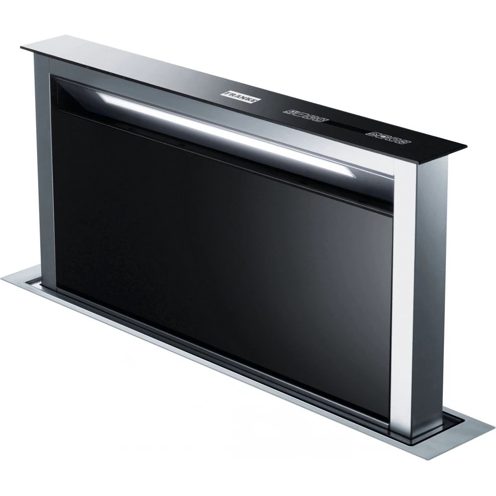 Franke Downdraft FDW 908 IB XS okap kuchenny 90 cm nablatowy czarne szkło 110.0365.588
