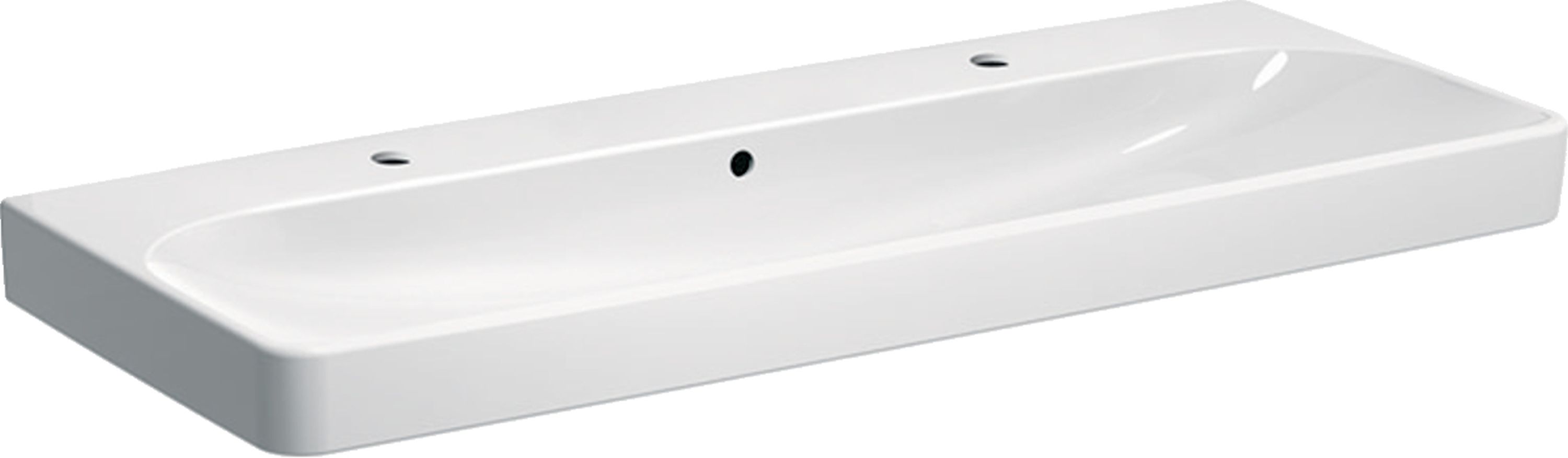 Geberit Smyle Square umywalka 120x48 cm ścienna prostokątna biała 500.253.01.1