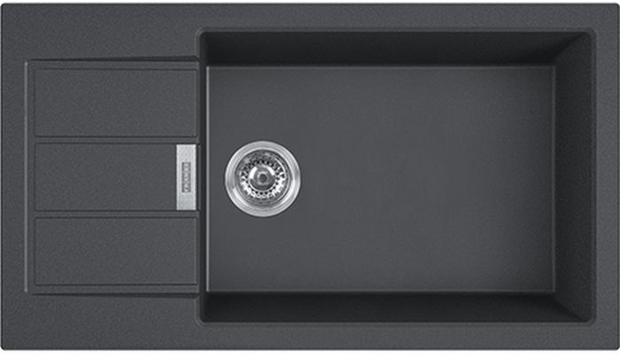 Franke Sirius 2.0 S2D Slim 611-78 XL zlewozmywak 78x43,5 cm z Tectonite onyx 143.0618.646 - Wysyłka w 24h