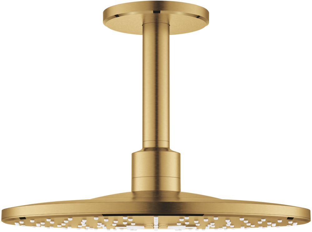 Grohe Rainshower 310 SmartActive deszczownica 31 cm okrągła z ramieniem sufitowym brushed cool sunrise 26477GN0