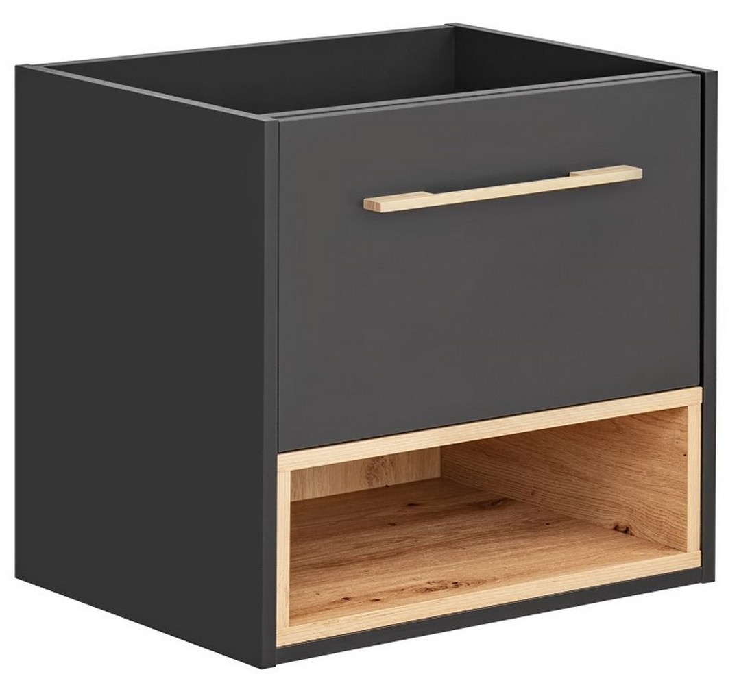 Comad Borneo szafka 60 cm podumywalkowa wisząca Szary Cosmos/Dąb Artisan BORNEOCOSMOS820FSC - Wysyłka w 24h