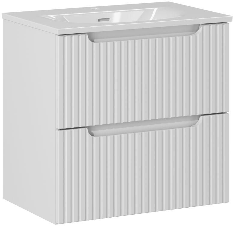 Zestaw meblowy Nova White szafka podumywalkowa 60 cm biała z umywalką SET-NOW 60CM S SKY 60 - Wysyłka w 24h