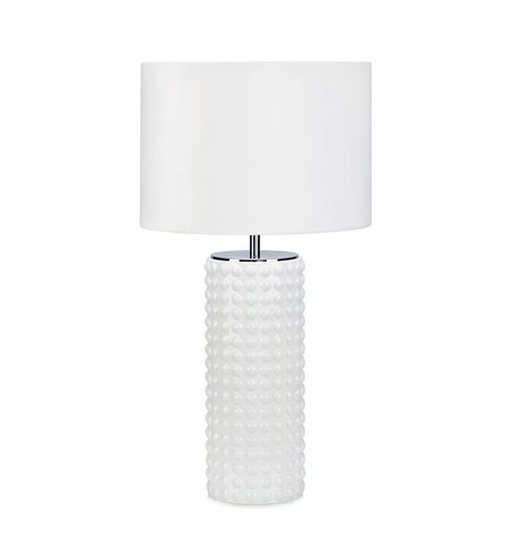 Markslöjd Proud lampa stołowa 1x60W biała 107484