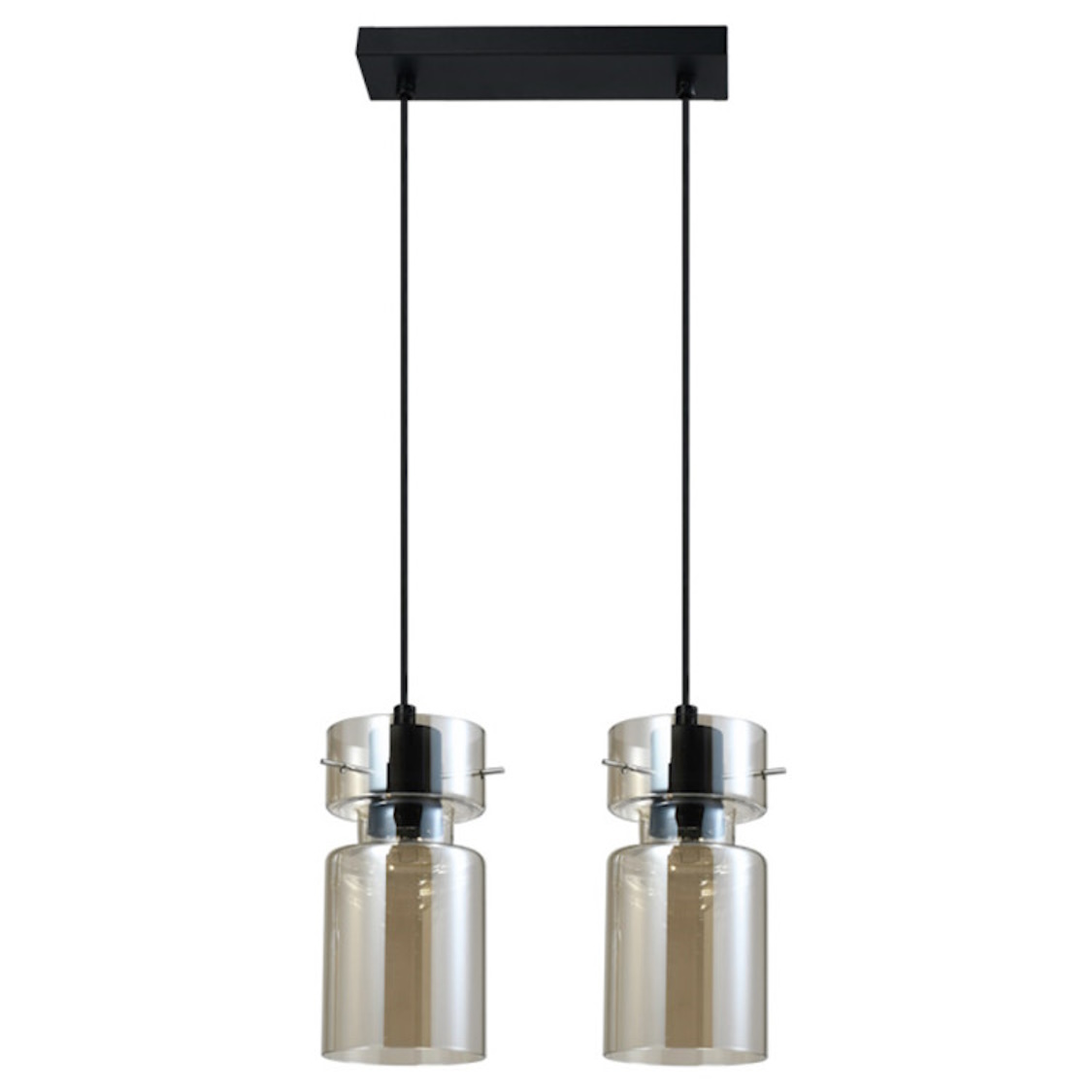 Light Prestige Nivio lampa wisząca 2x15 W przydymiona LP-2811/2L AM