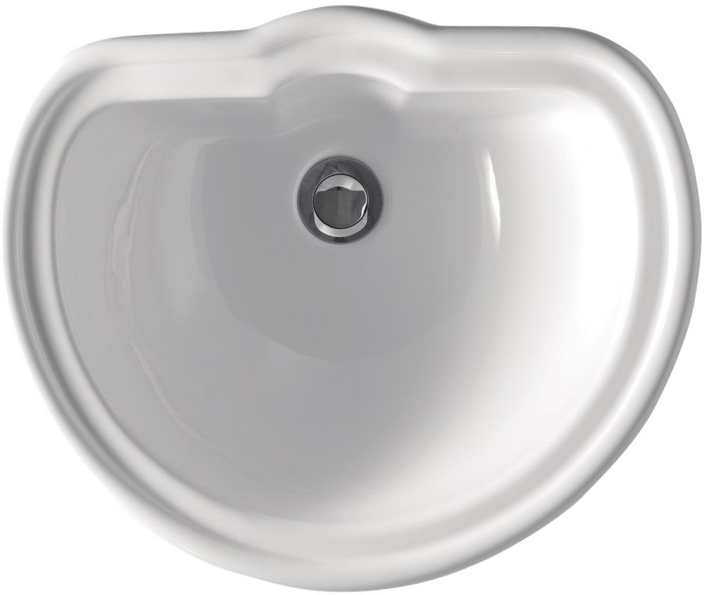 Kerasan Retro umywalka 50x41 cm wpuszczana biała 103101