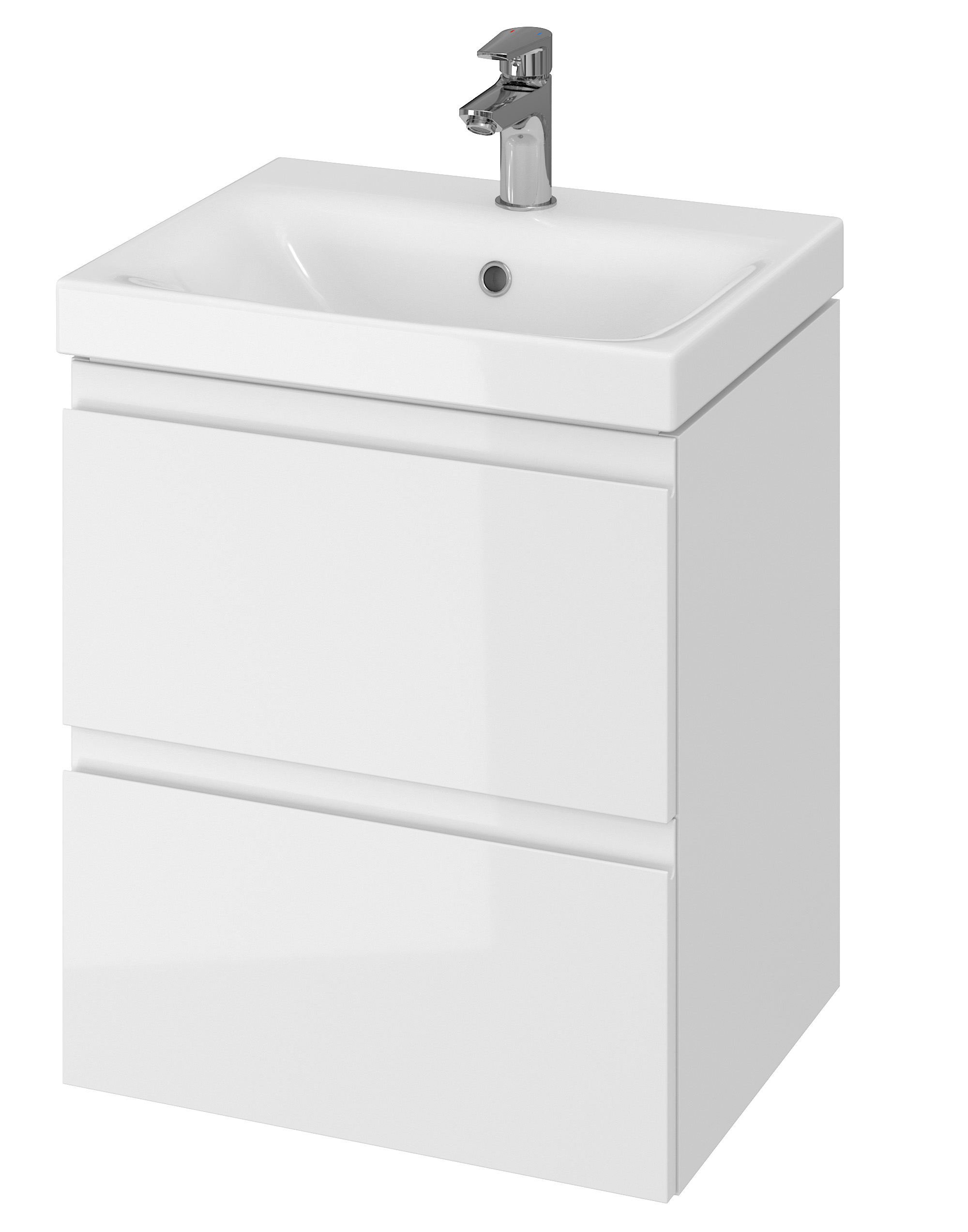 Cersanit Moduo umywalka z szafką 50 cm zestaw meblowy biały S801-230-DSM - Wysyłka w 24h