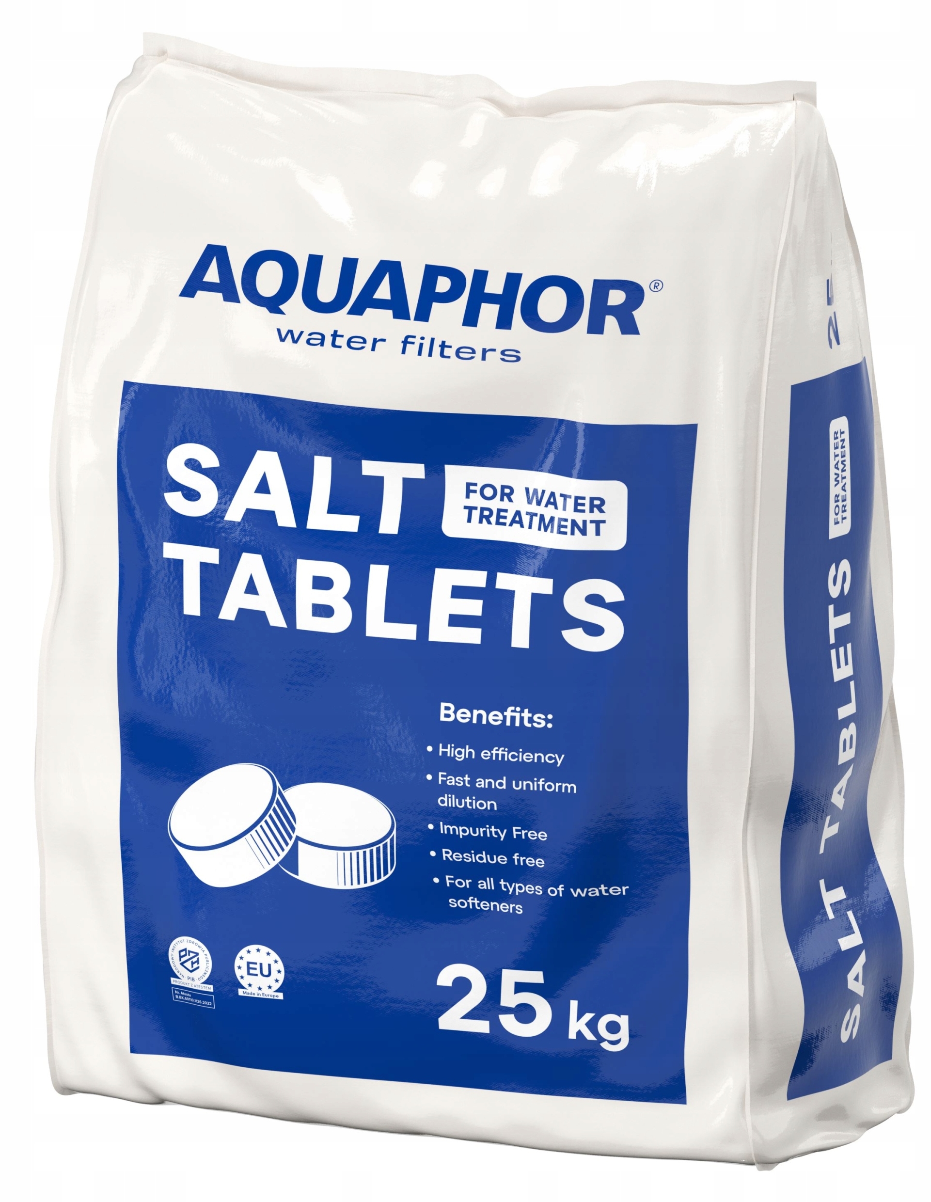 Aquaphor tabletki solne do zmiękczaczy wody 25 kg - Wysyłka w 24h