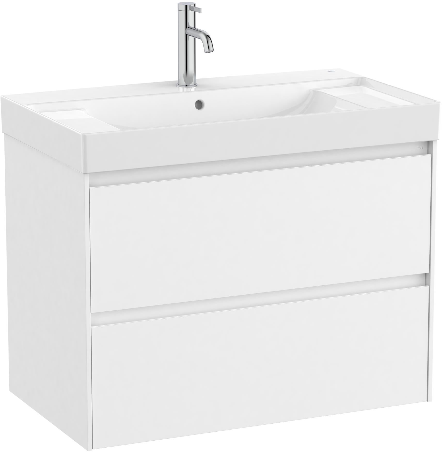 Roca Ona Unik zestaw łazienkowy 80 cm umywalka z szafką biały mat A851691509