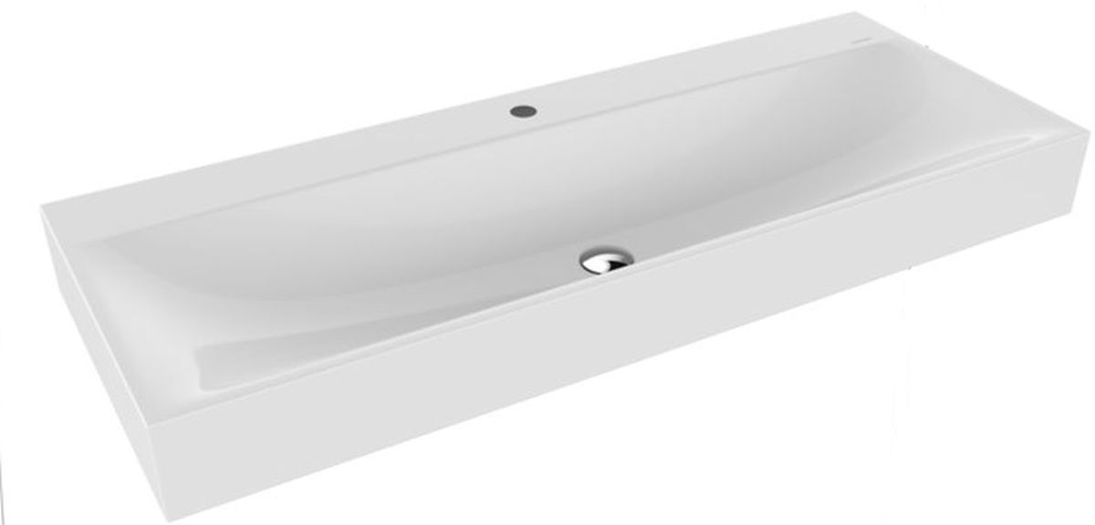 Kaldewei Silenio umywalka 120x46 cm ścienna prostokątna model 3046 biała 904506303001
