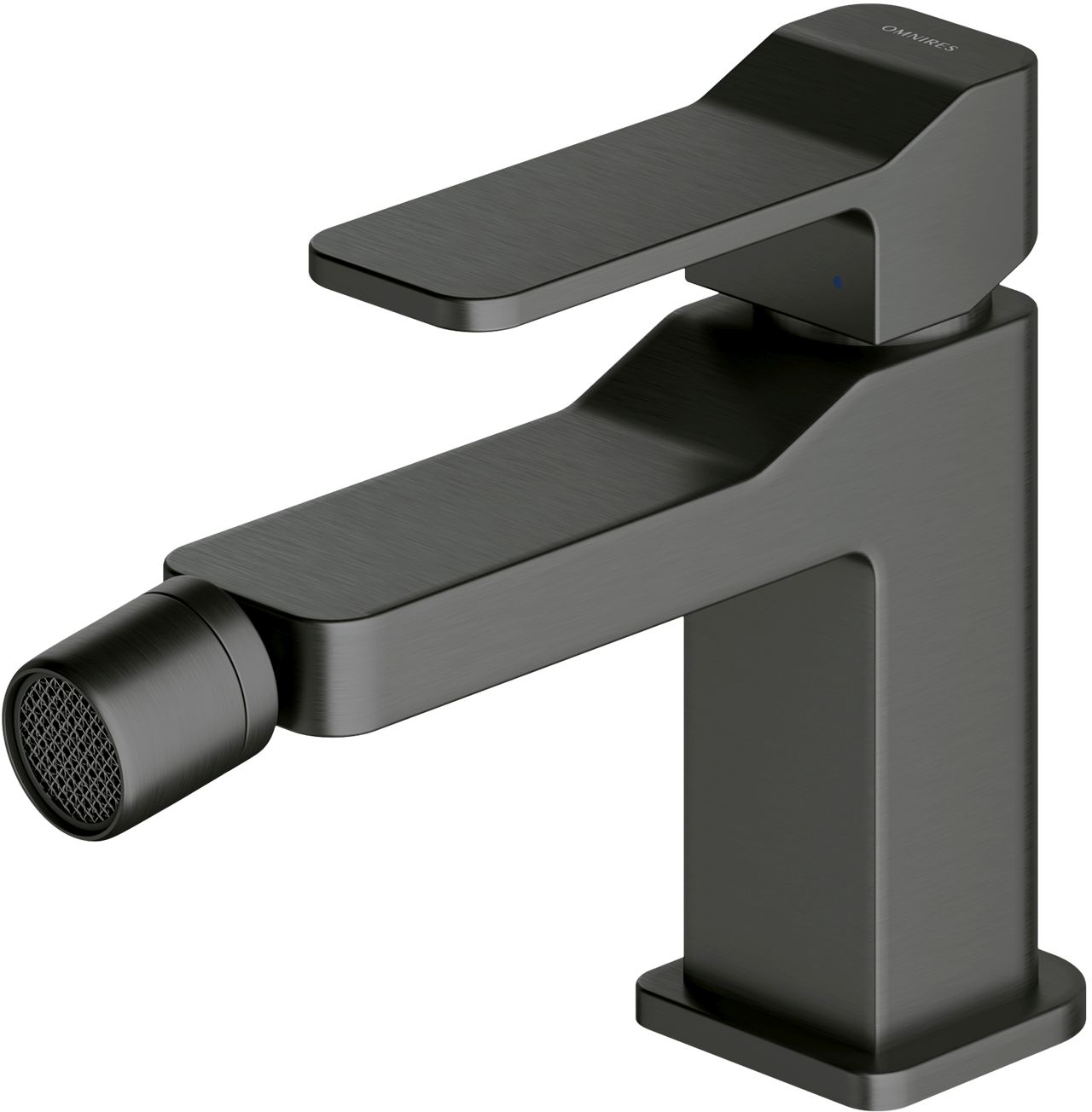 Omnires Slide bateria bidetowa stojąca grafit SL7720GR