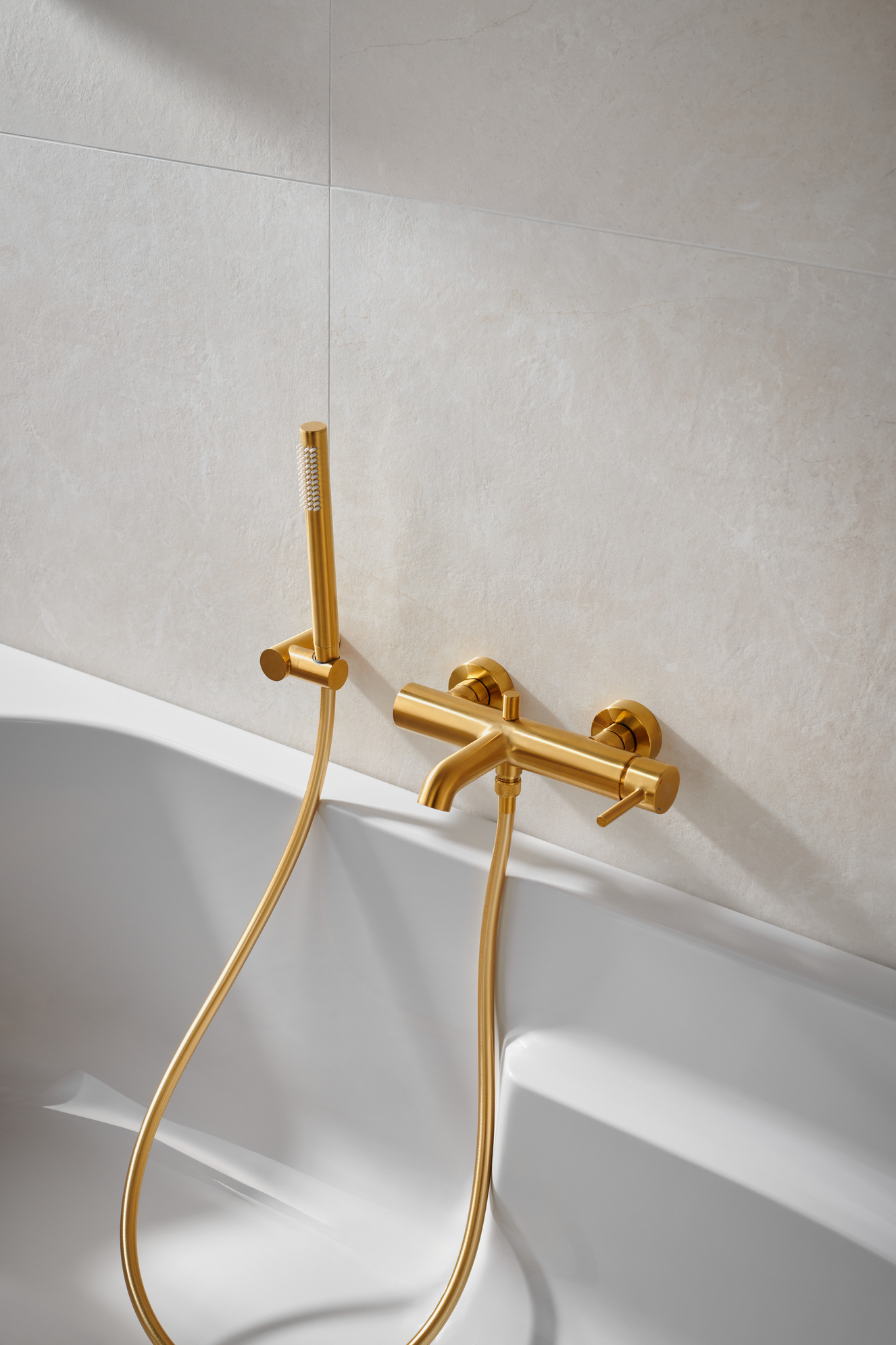 KFA Armatura Moza Gold bateria wannowo-prysznicowa ścienna złoty 5034-020-31