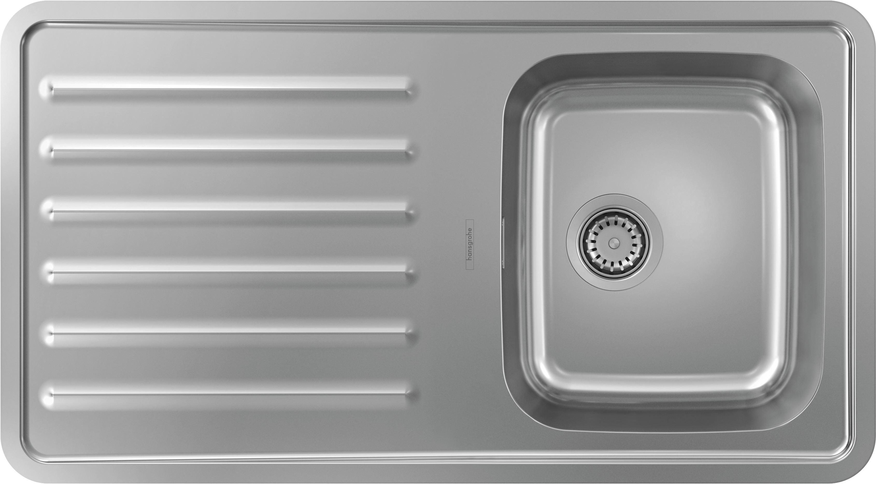 Hansgrohe S41 zlewozmywak stalowy 91,5x50,5 cm 43340800
