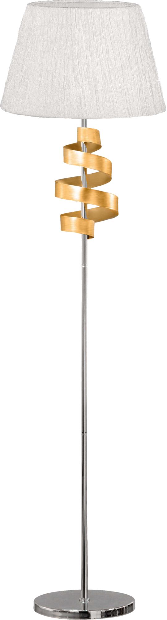 Candellux Denis lampa stojąca 1x60W chrom/złoty 51-23506