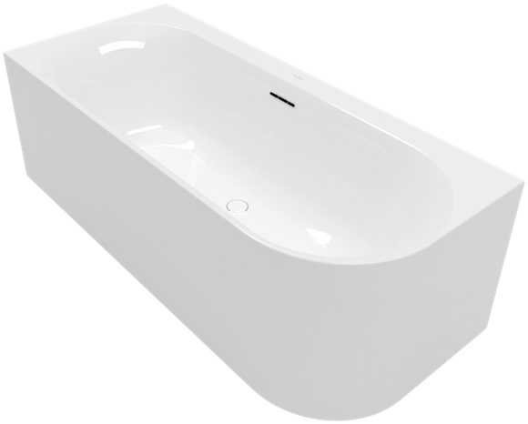 Villeroy & Boch Loop & Friends wanna przyścienna 180x80 cm owalna lewa biała UBA180LOF9CL00V-01