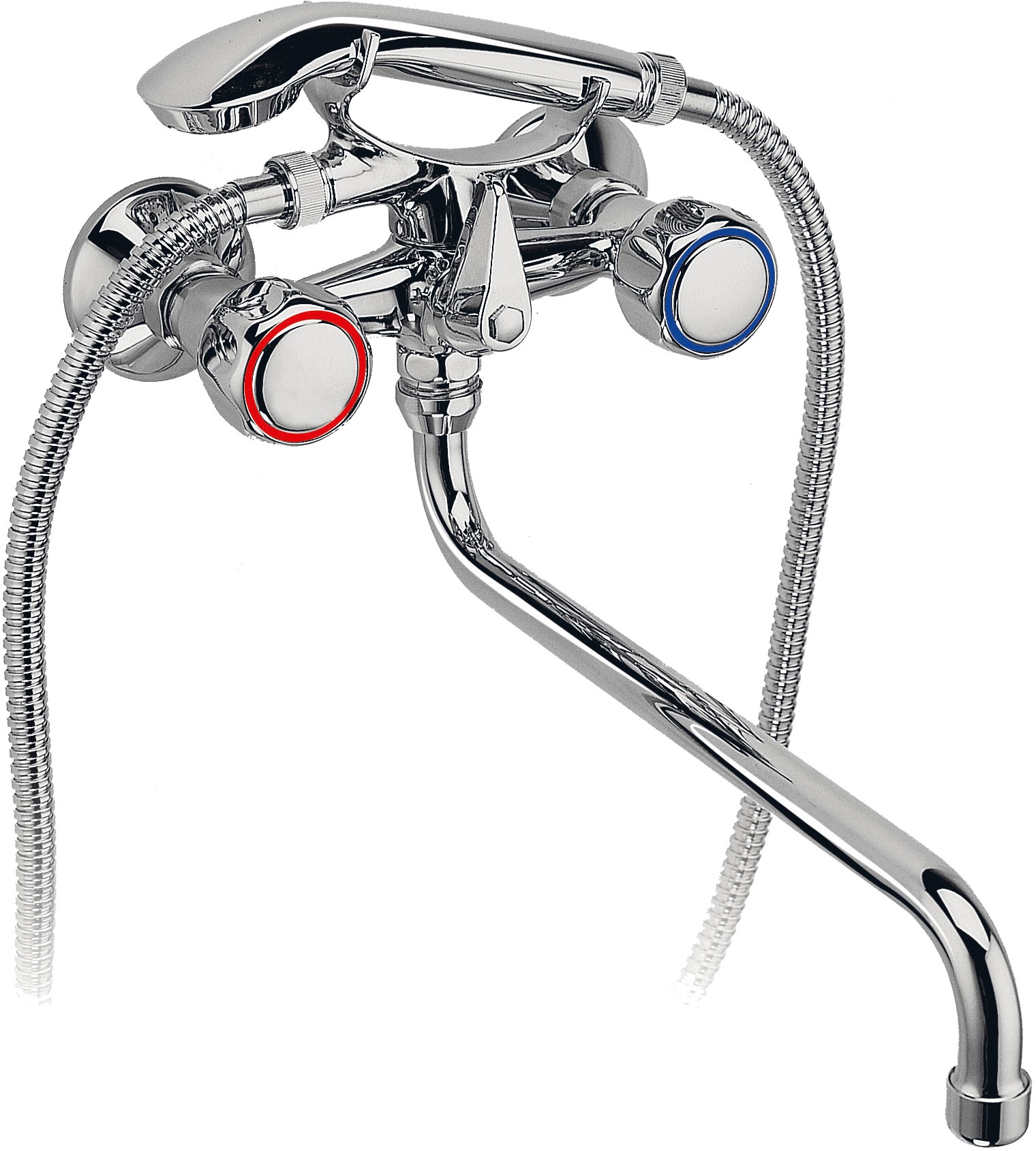 Ferro Standard bateria wannowo-prysznicowa ścienna chrom BST11A