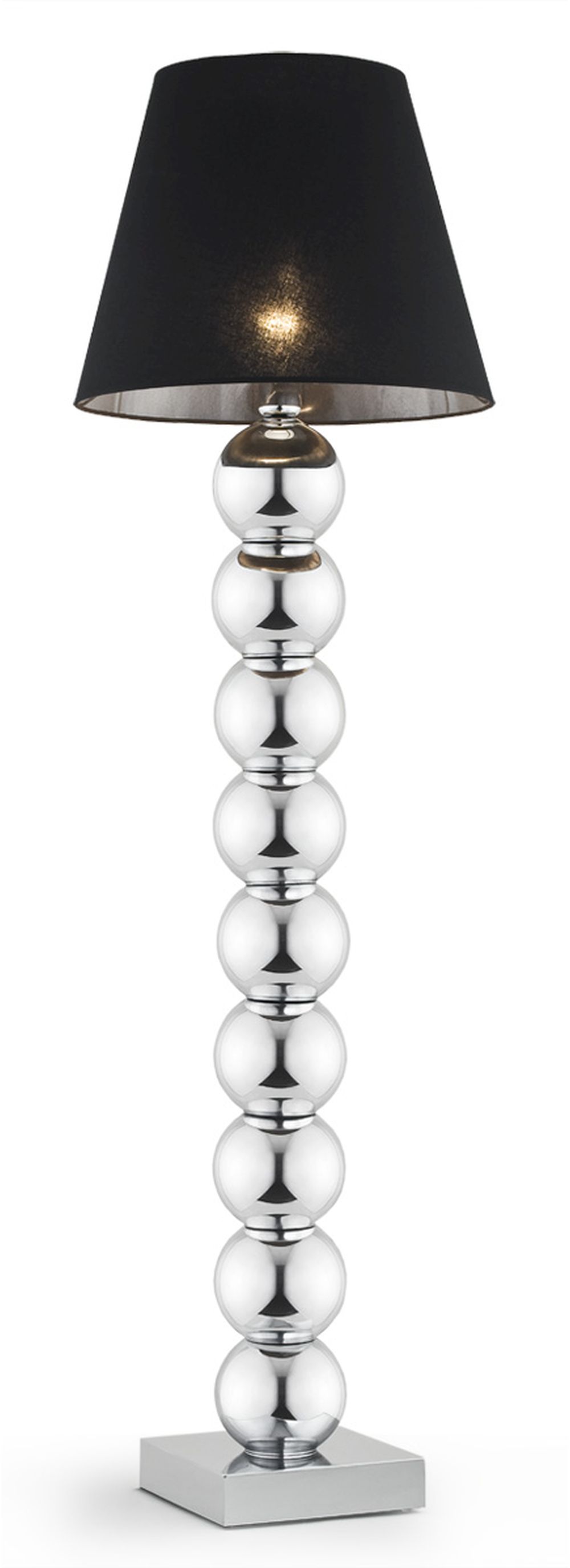 Argon Fudżi lampa stojąca 1x15W czarny/chrom 3657