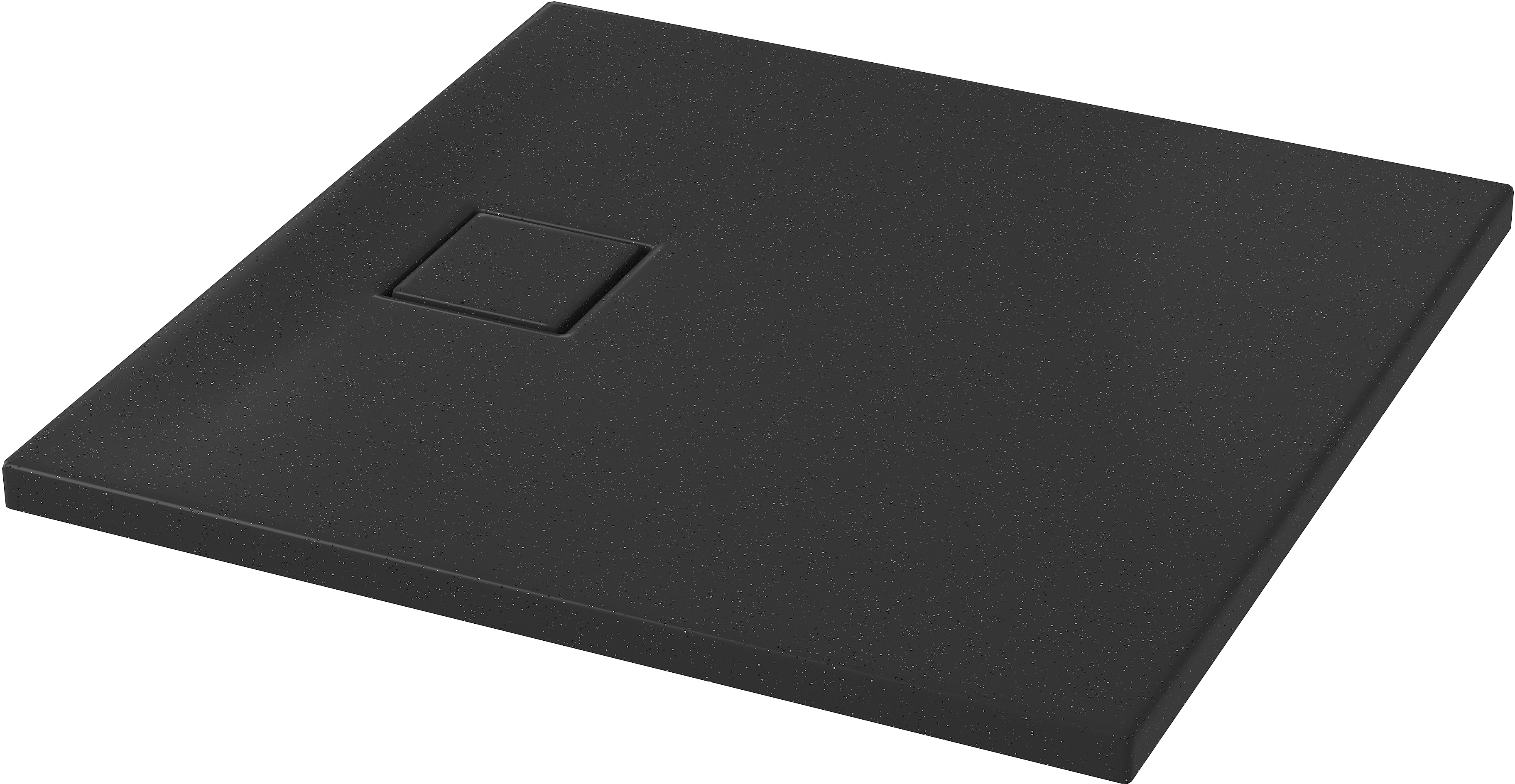 Cersanit Tako Slim brodzik 80x80 cm kwadratowy czarny mat S932-165