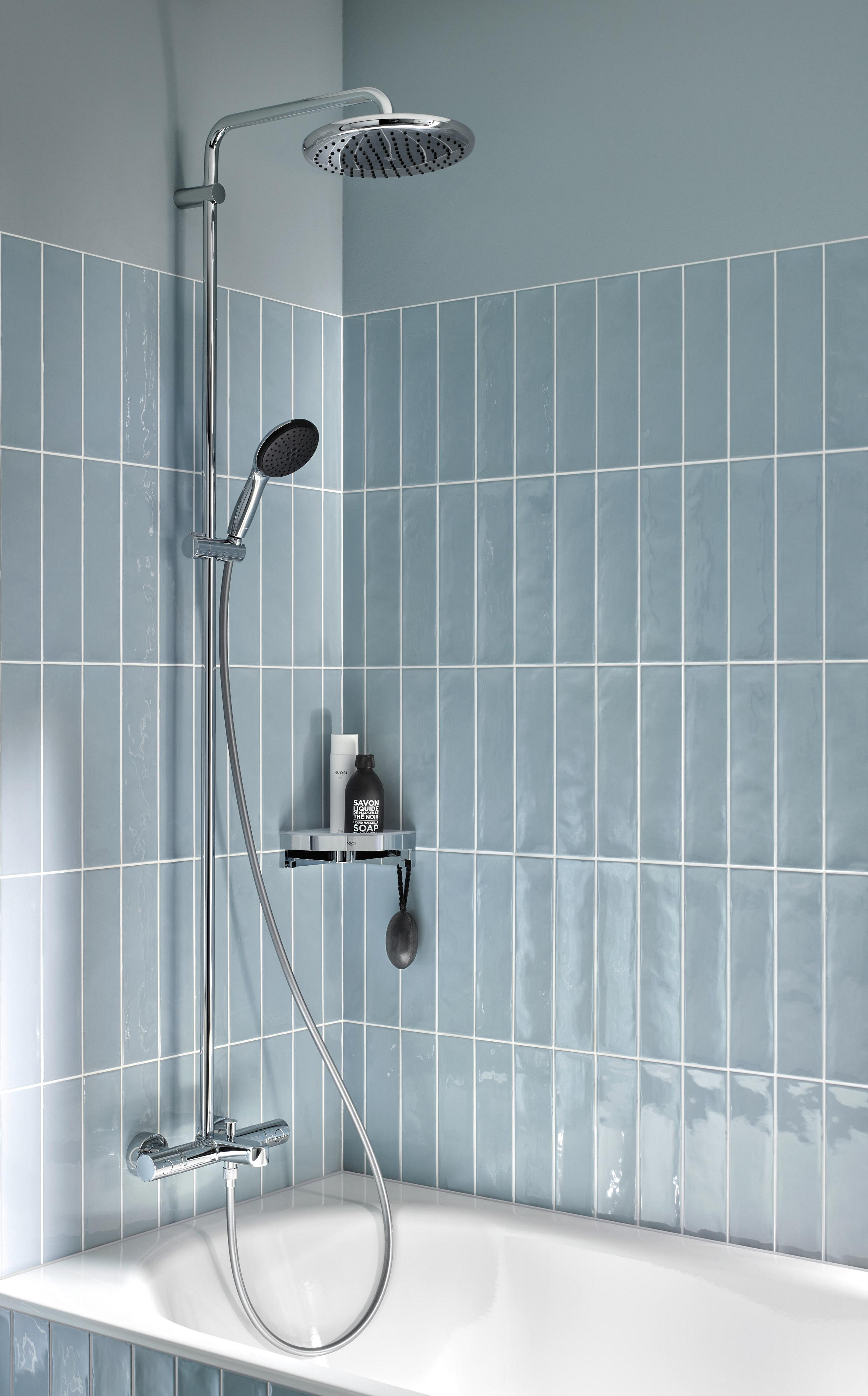 Grohe Vitalio Start System zestaw wannowo-prysznicowy ścienny termostatyczny z deszczownicą chrom 26988001 - Wysyłka w 24h