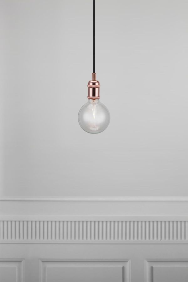 Nordlux Avra lampa wisząca 1x60W miedź 84800030