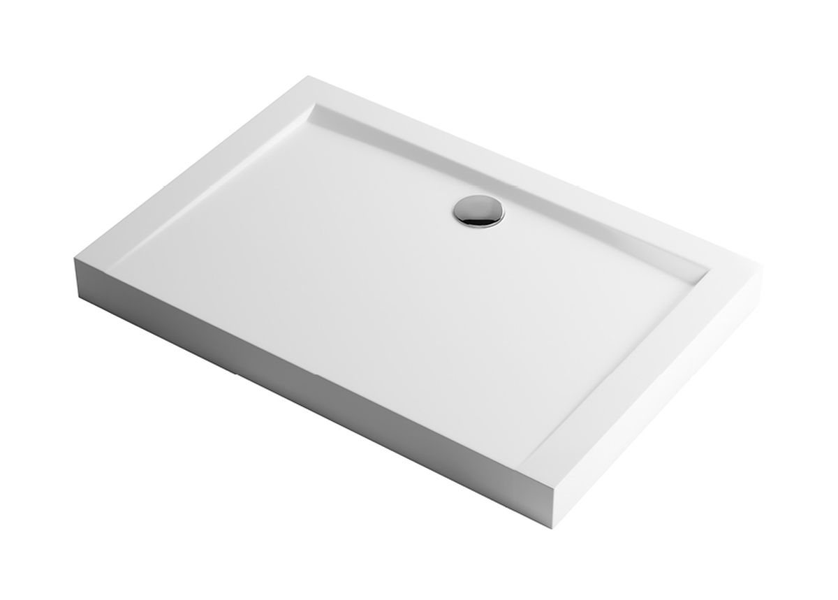 Excellent Forma Compact brodzik 80x120 cm prostokątny biały BREX.FOR128WHC