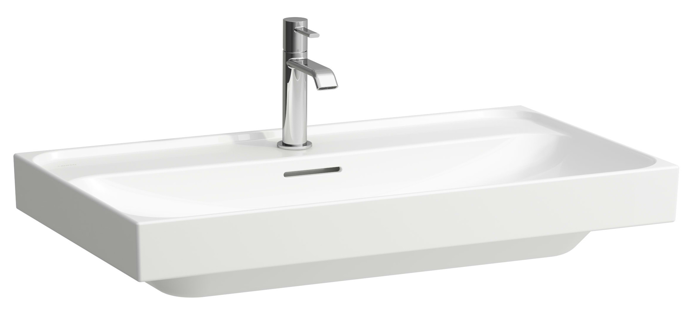 Laufen Meda umywalka 80x46 cm prostokątna ścienna-meblowa biała H8101170001091
