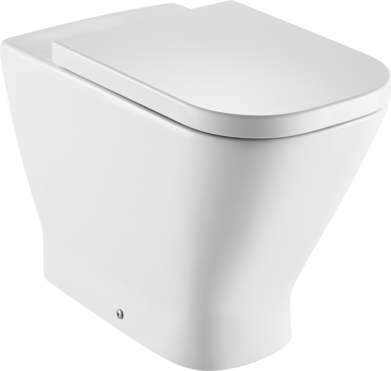Zestaw Roca Gap Square miska WC stojąca z deską wolnoopadającą biały (A347737000, A801472003) - Wysyłka w 24h