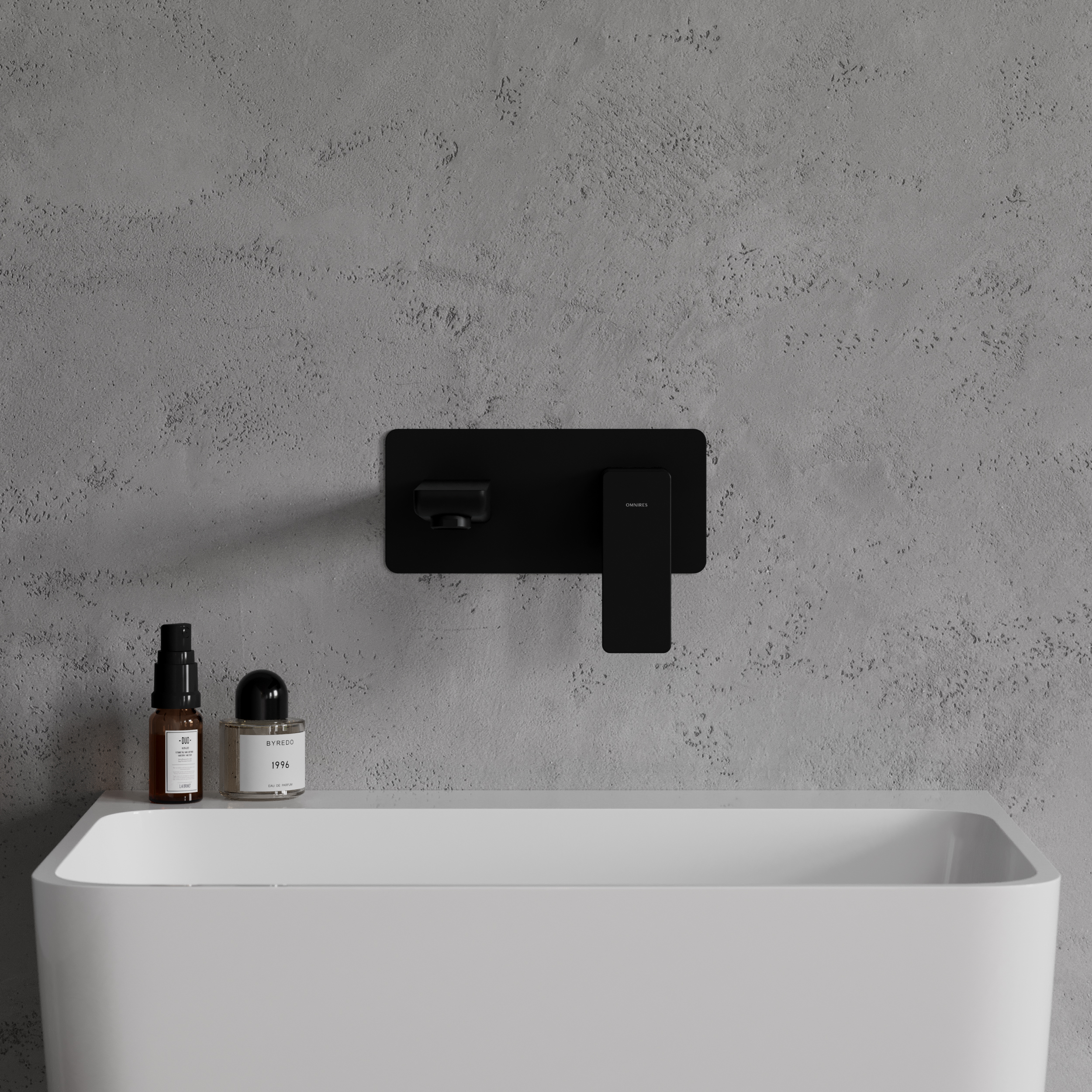 Omnires Parma bateria umywalkowa podtynkowa czarny mat PM7415BL - Wysyłka w 24h