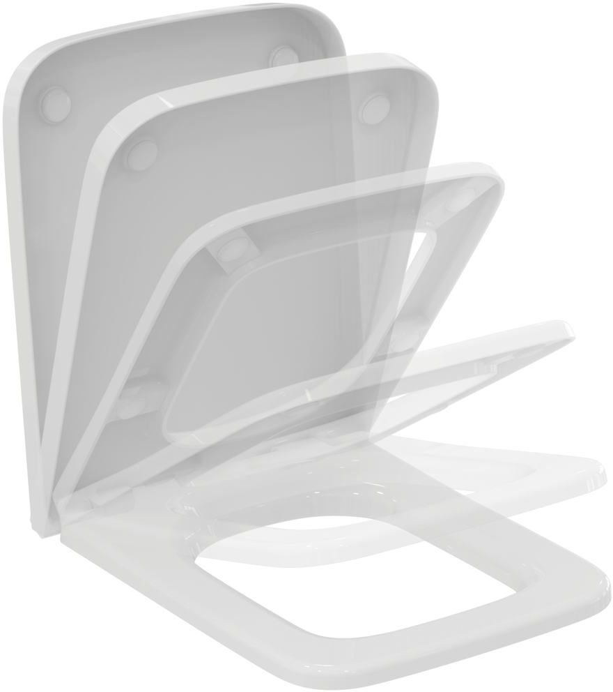 Ideal Standard Blend Cube deska sedesowa woloopadająca biała T392701