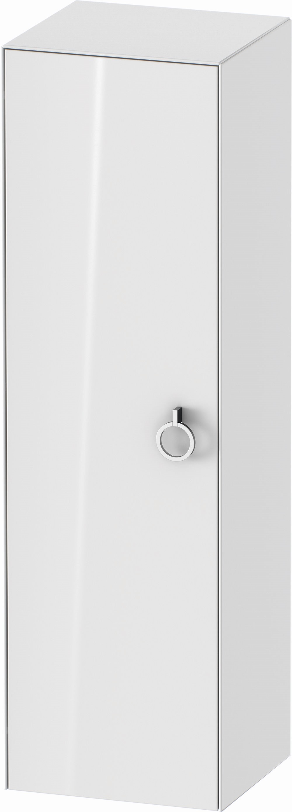 Duravit White Tulip szafka 40 cm półwysoka wisząca lewa biały wysoki połysk WT1333L8585