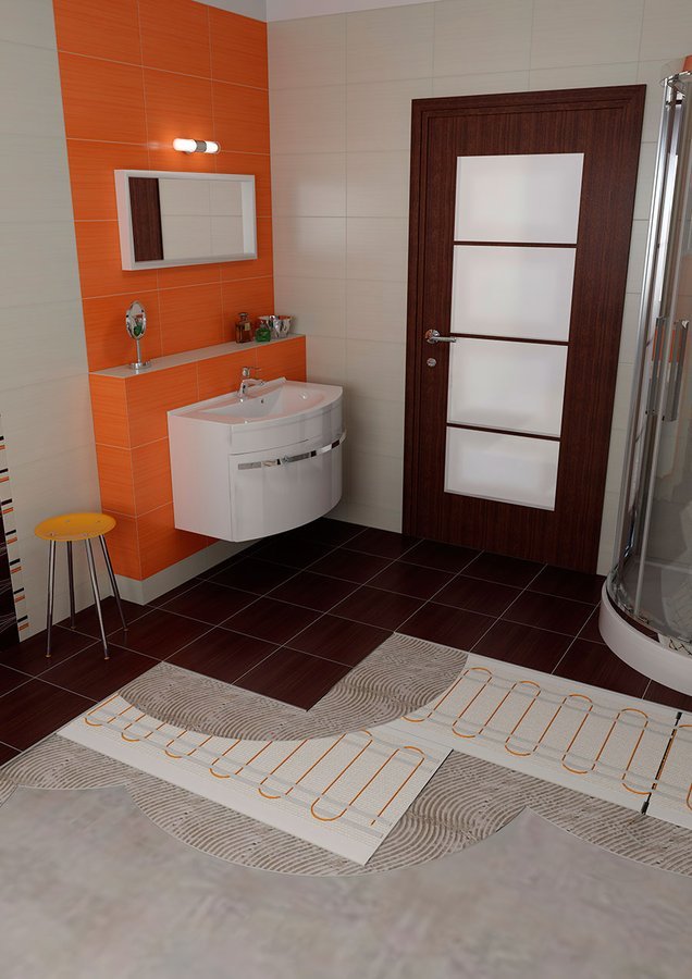 Sapho Warm Tiles mata grzewcza 0,8 m2 WTM08