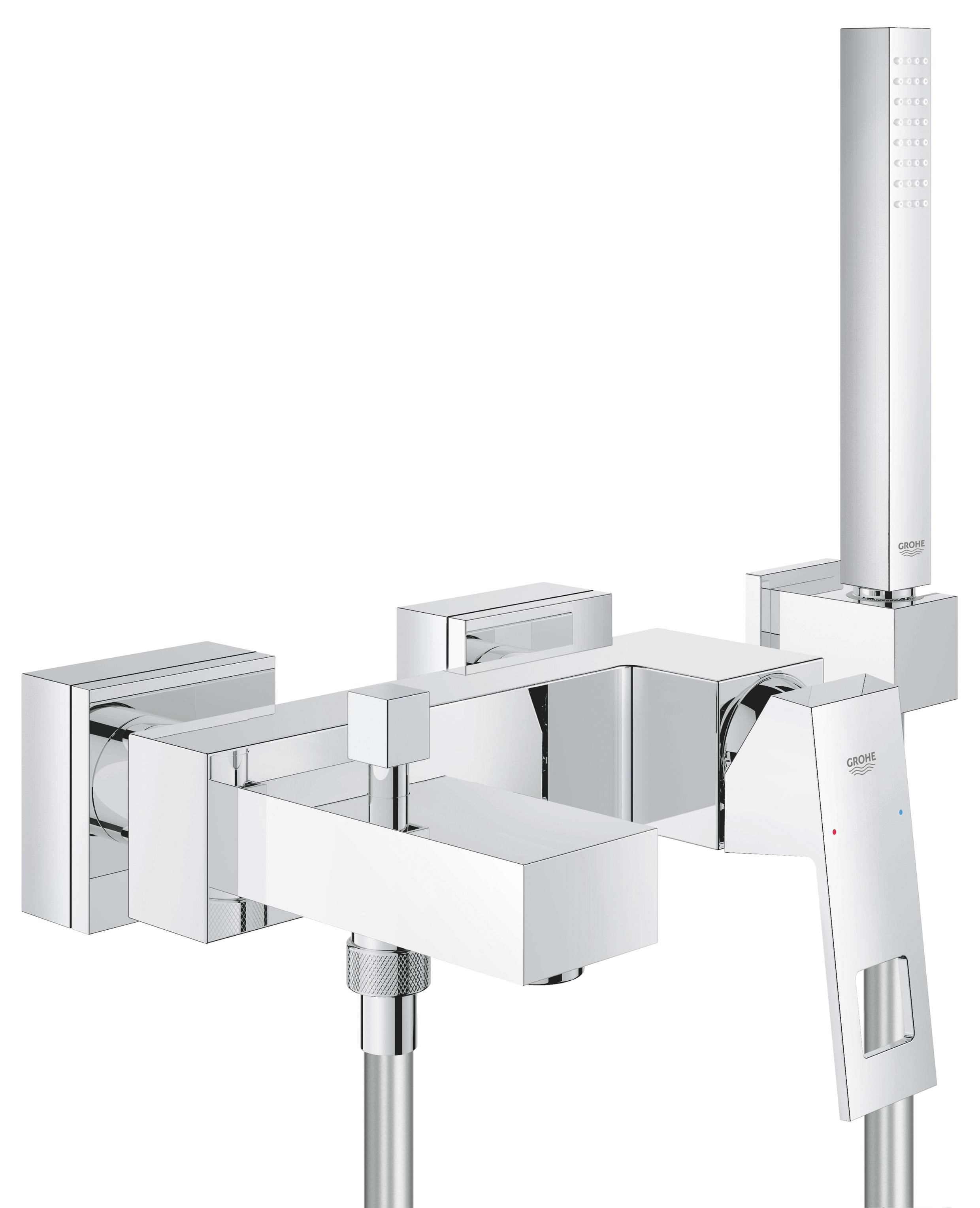 Grohe Eurocube bateria wannowo-prysznicowa ścienna chrom 23141000 - Wysyłka w 24h