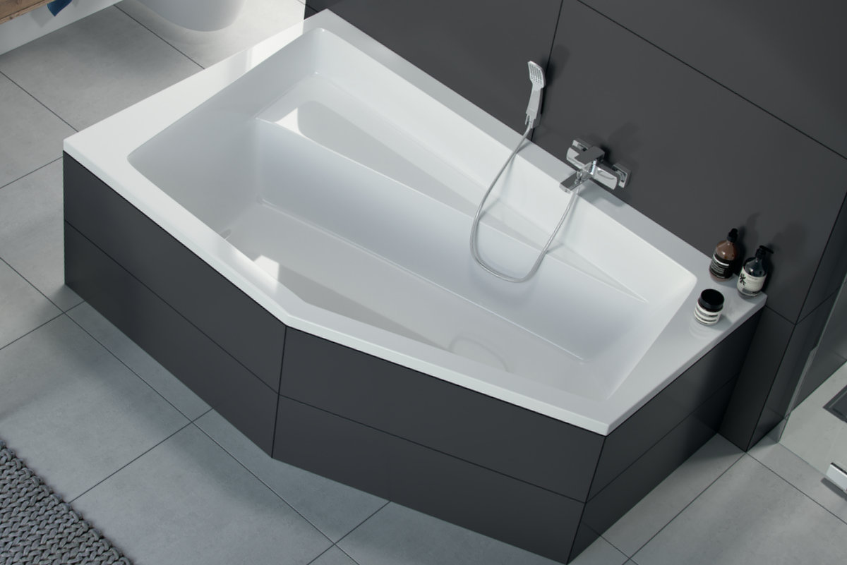 Excellent Vesper wanna narożna 160x100 cm lewa biała WAEX.VEL16WH - Wysyłka w 24h