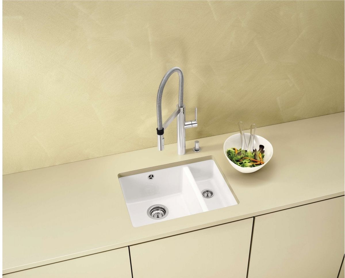 Blanco Subline 350/150-U zlewozmywak ceramiczny 56,7x45,6 cm biały 514522