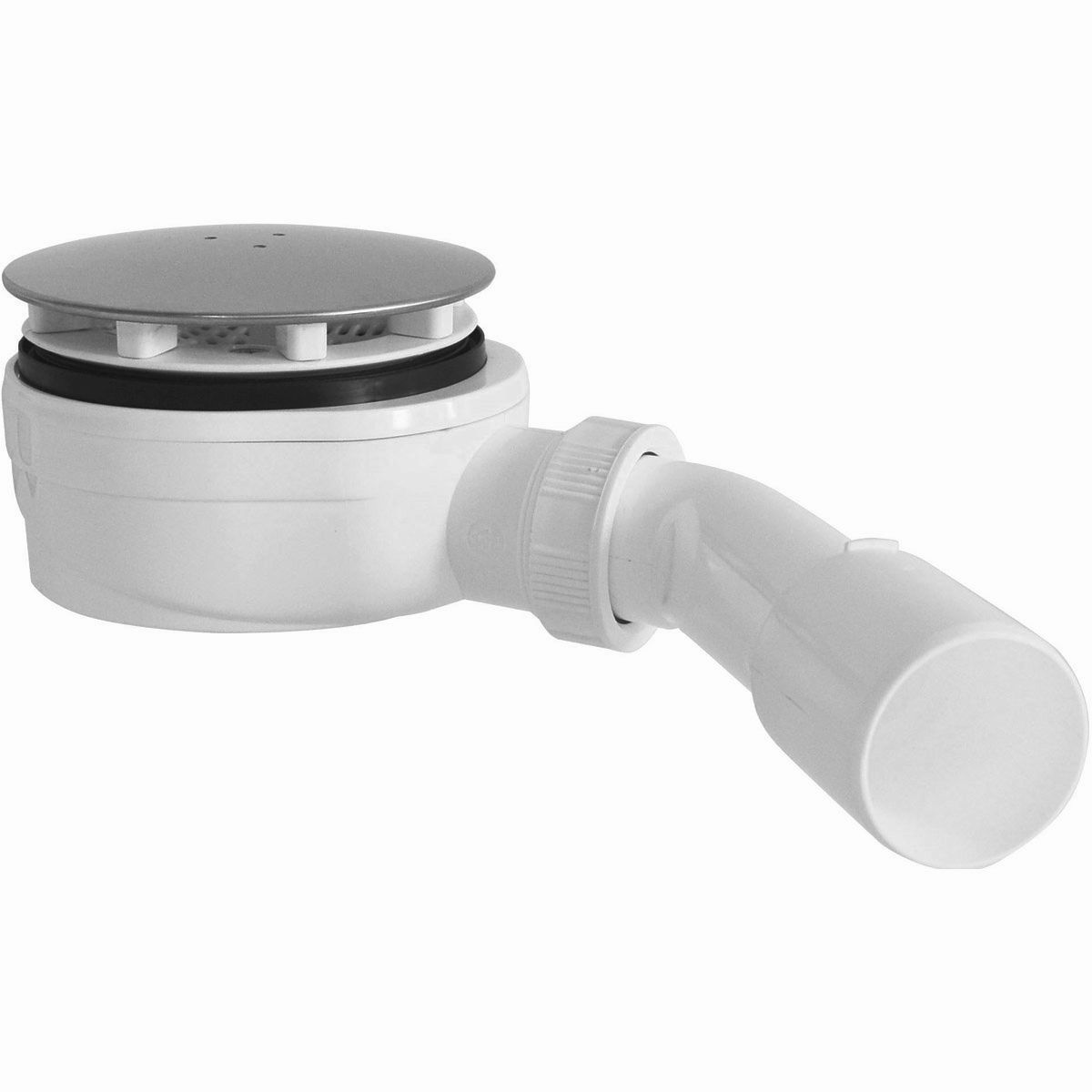 Oltens Pite Turbo Slim syfon do brodzika 90 mm plastikowy niski chrom 08002000 - Wysyłka w 24h