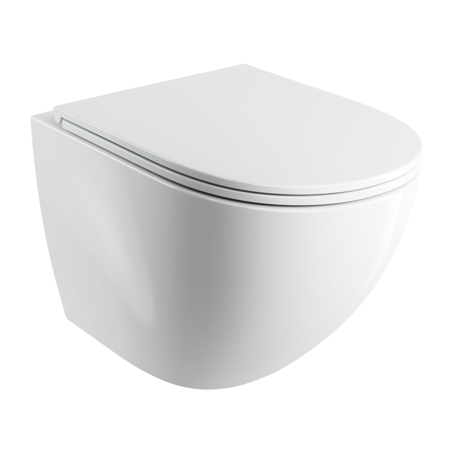 Omnires Ottawa Comfort miska WC z deską wolnoopadającą wisząca bez kołnierza biały połysk OTTAWACMWBP - Wysyłka w 24h