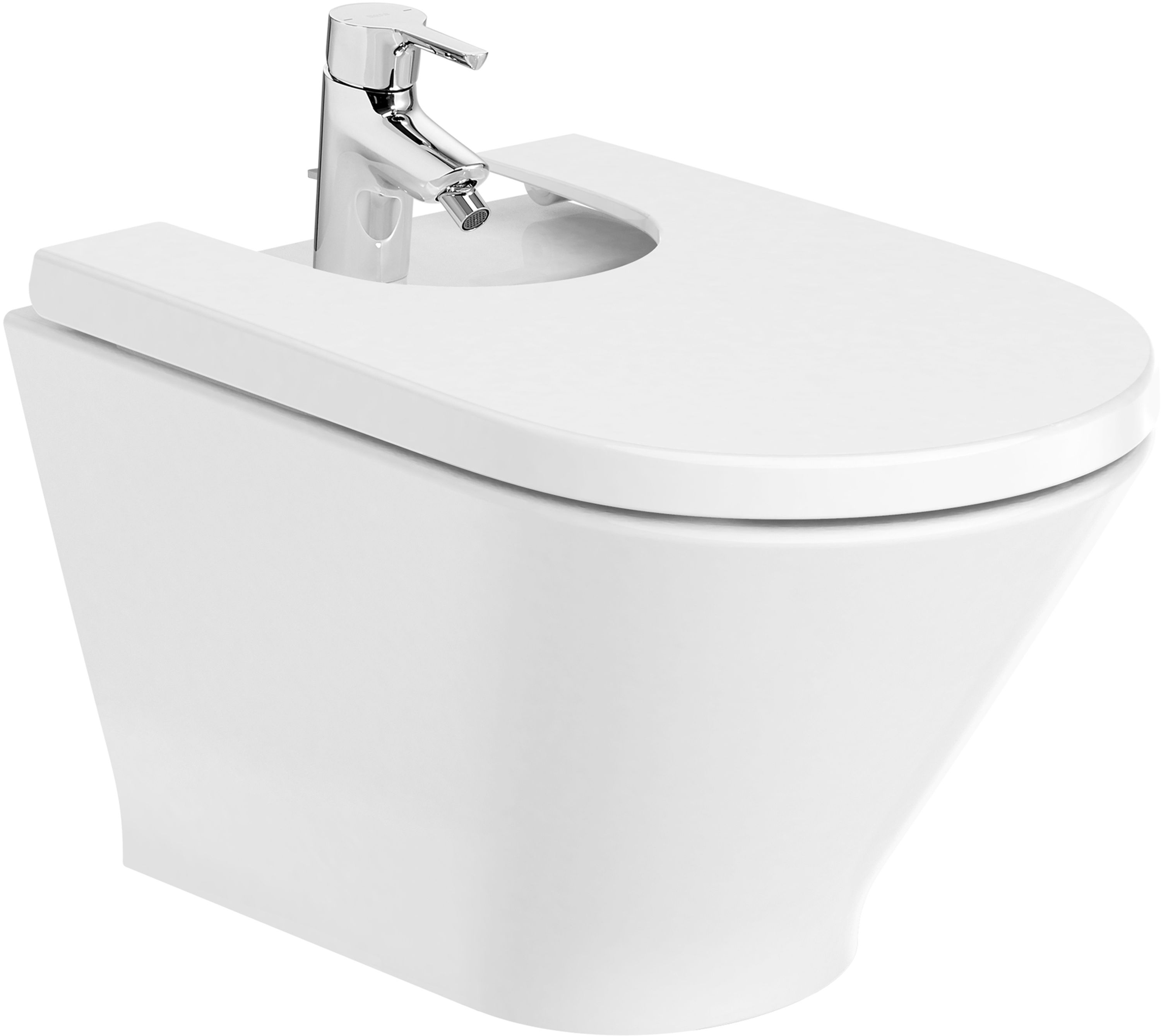 Roca Gap Round bidet wiszący biały A3570N6S00