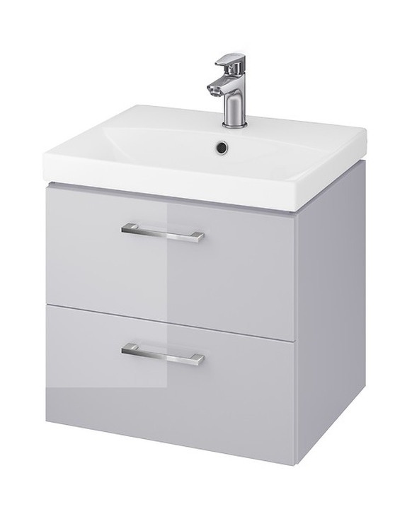 Cersanit Lara SET 968 umywalka z szafką 50 cm zestaw meblowy szary S801-215-DSM