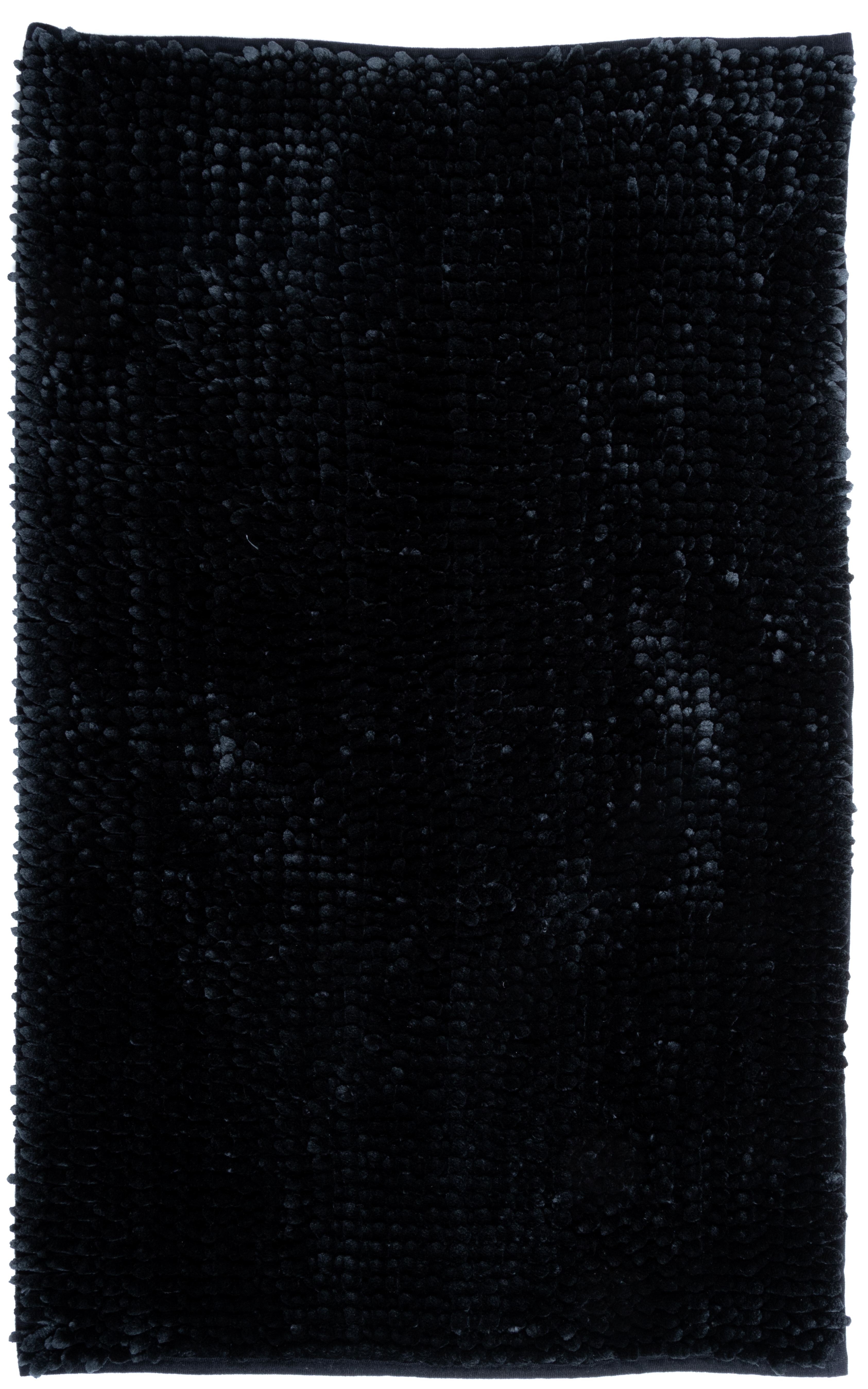 Multi-Decor Chenille dywanik łazienkowy 90x60 cm prostokątny czarny 506957 - Wysyłka w 24h