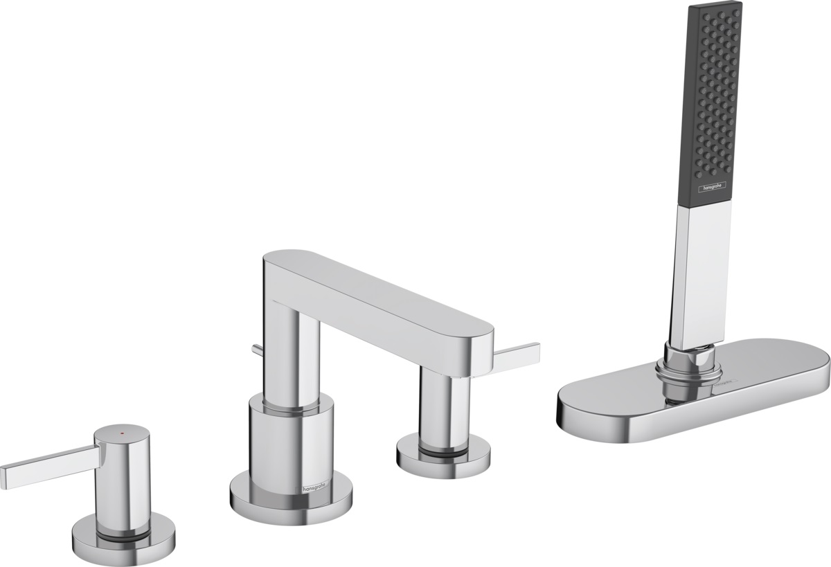 Hansgrohe Finoris bateria nawannowa 4-otworowa chrom 76444000