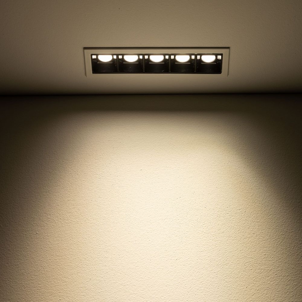 Nowodvorski Lighting Mini Led lampa do zabudowy 5x10 W biała 10042