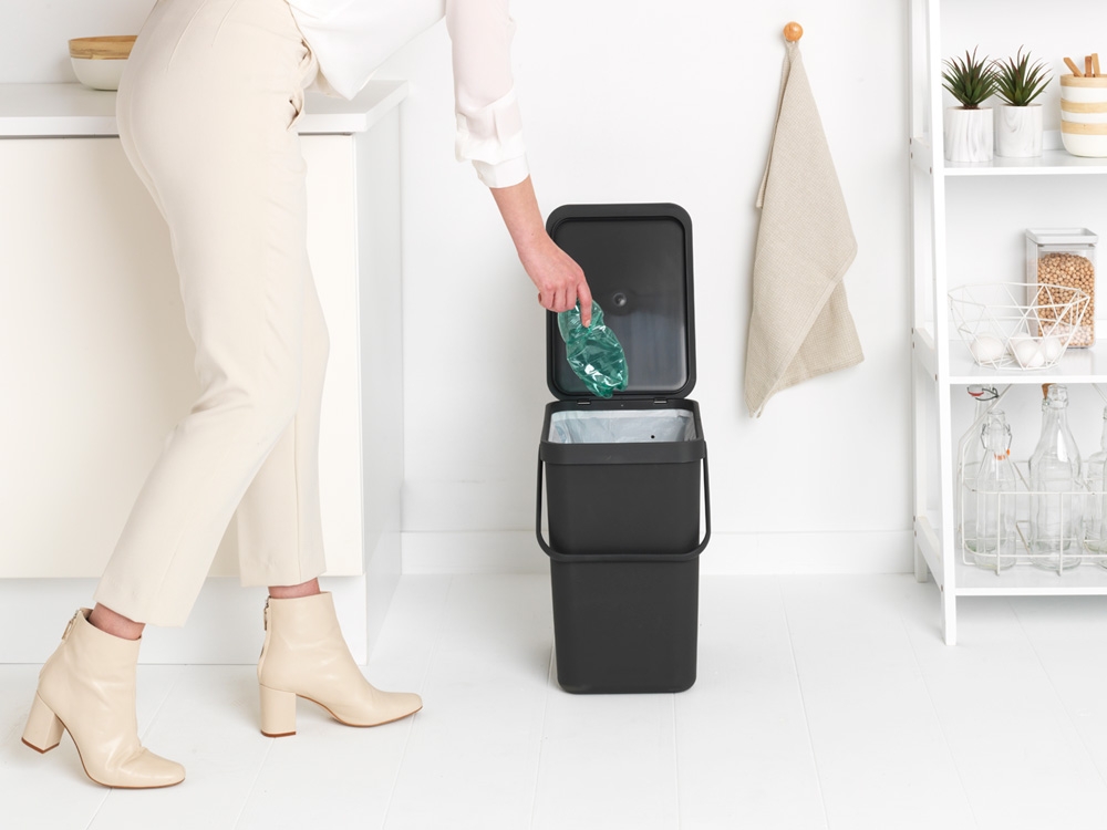 Brabantia Sort & Go kosz na śmieci 25 l szary 129940