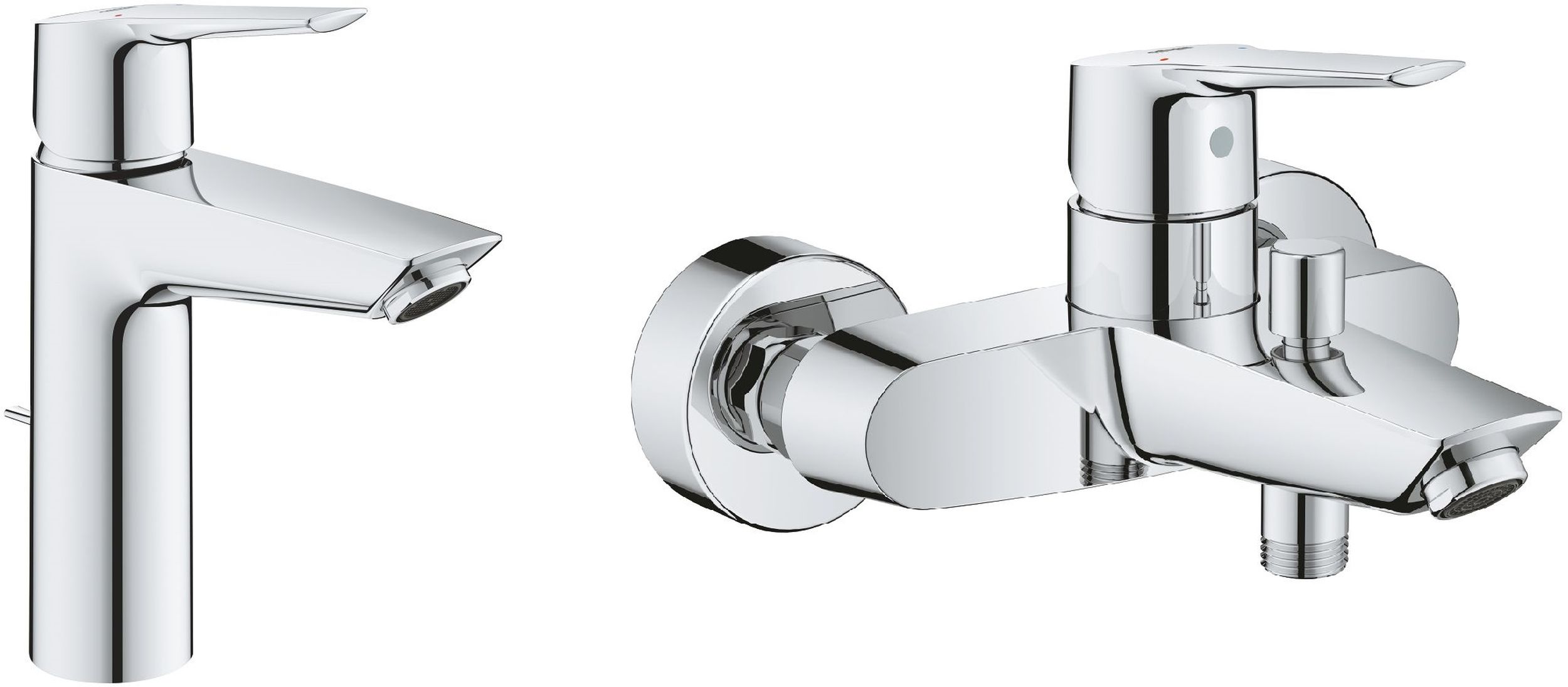 Zestaw Grohe Start bateria umywalkowa z baterią wannowo-prysznicową chrom (23455002, 24206002) - Wysyłka w 24h