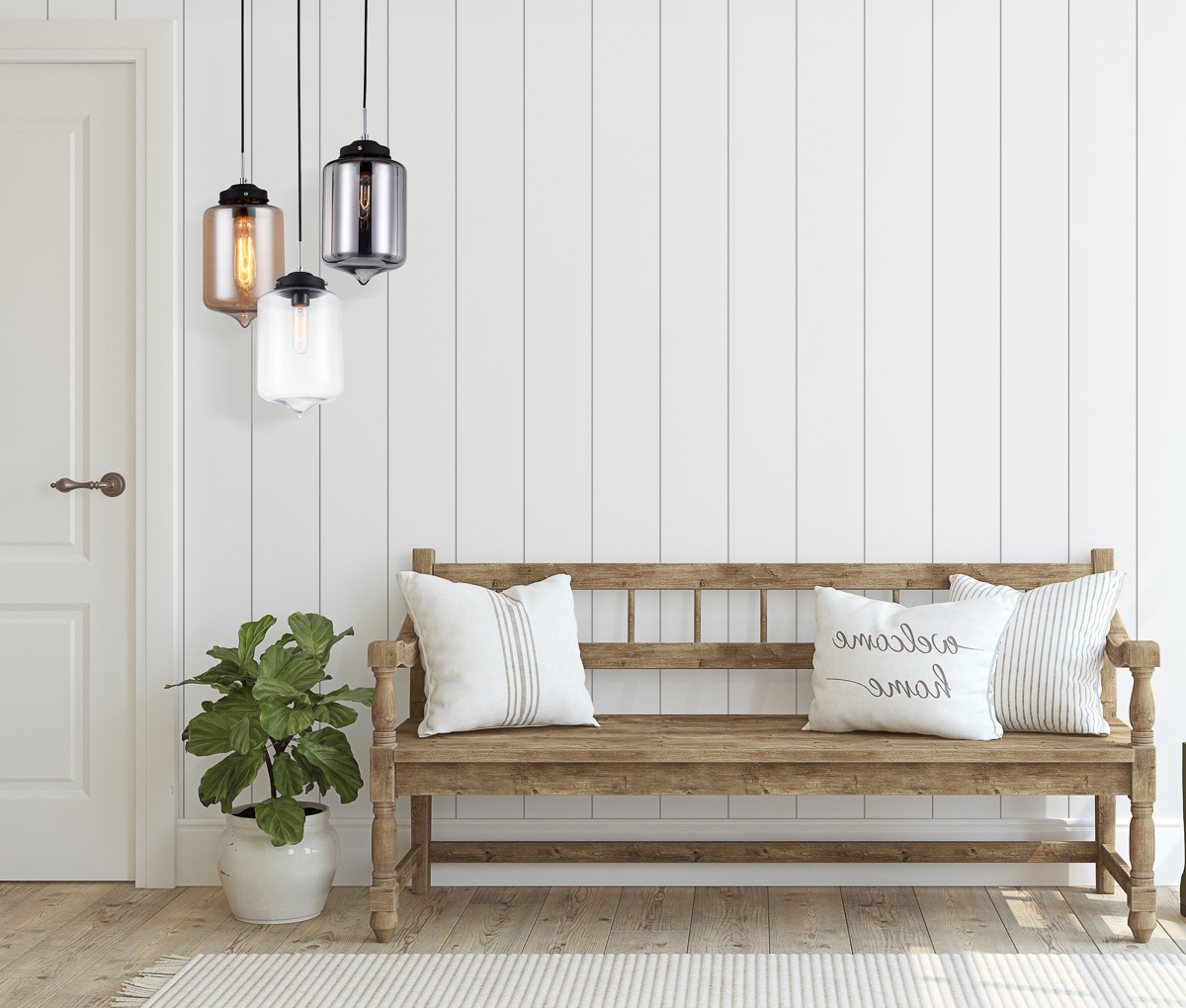 Italux Tube lampa wisząca 1x60 W czarna-przezroczysta MDM2095/1 B