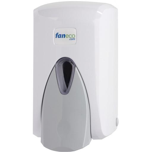 Faneco Pop dozownik do mydła 500 ml ścienny biały/szary S500PG-WG - Wysyłka w 24h
