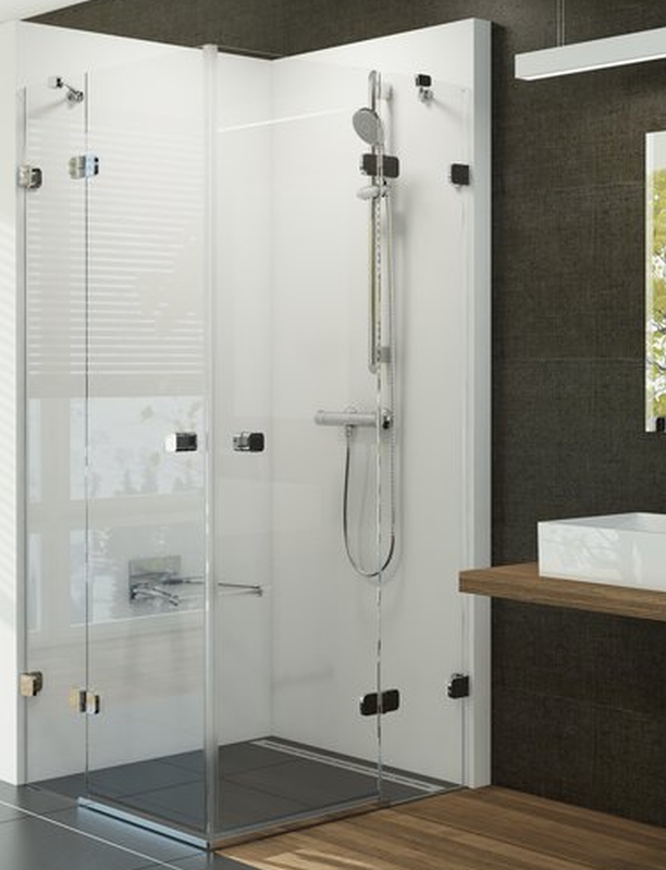 Ravak Brillant BSRV4-90 kabina prysznicowa 90x90 cm kwadratowa chrom/szkło przezroczyste 1UV77A00Z1