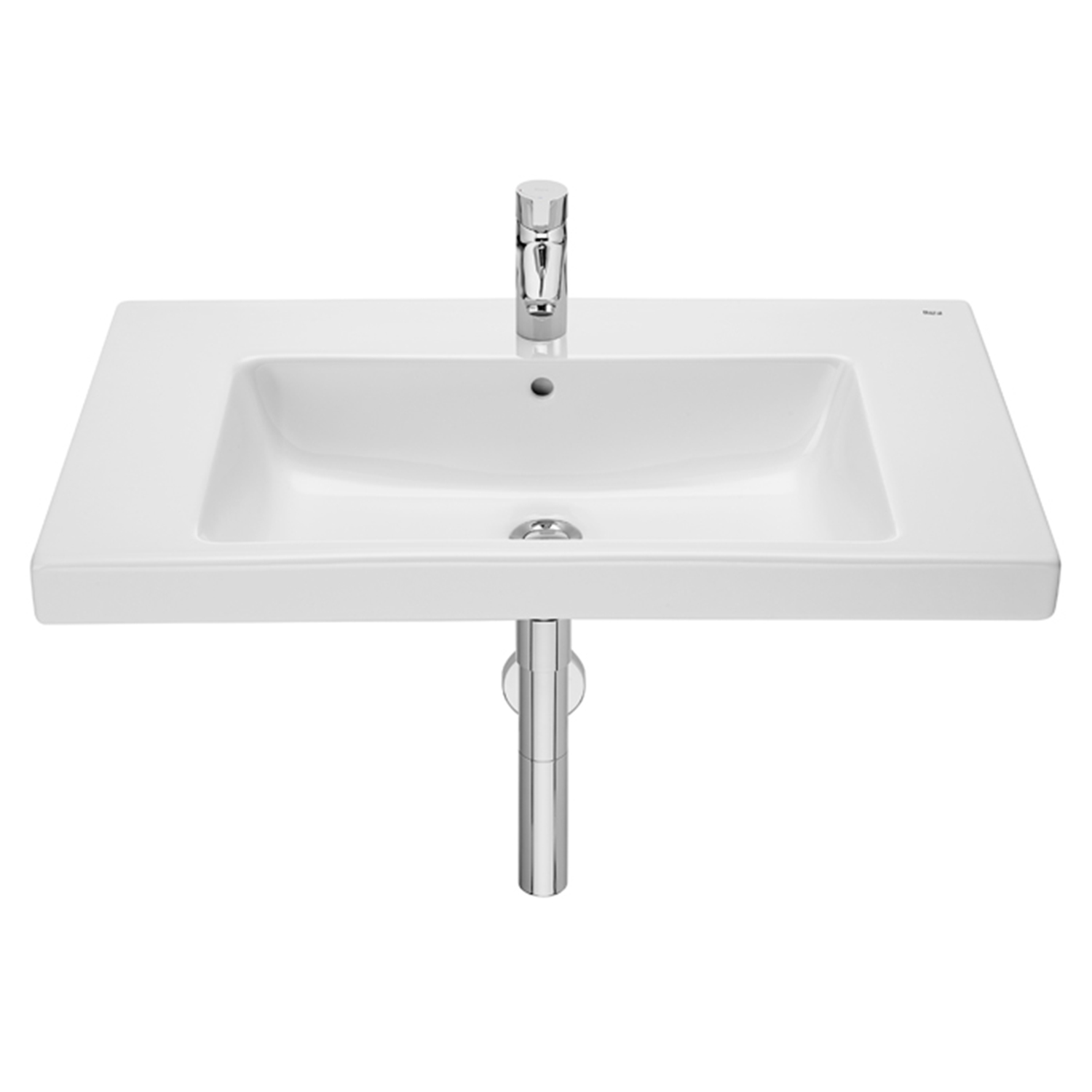 Roca Gap umywalka 80x46 cm prostokątna ścienna biała A3270M0S00 - Wysyłka w 24h