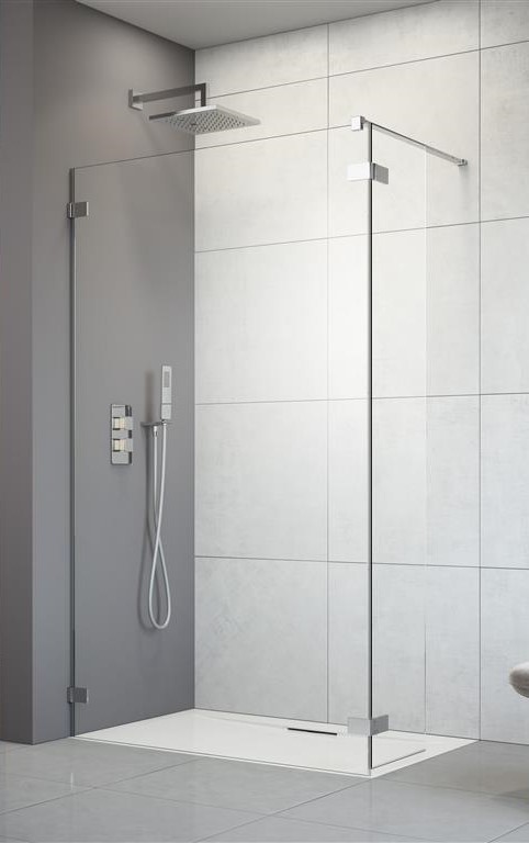 Radaway Arta Walk-In ścianka prysznicowa 120 cm chrom/szkło przezroczyste 386212-03-01