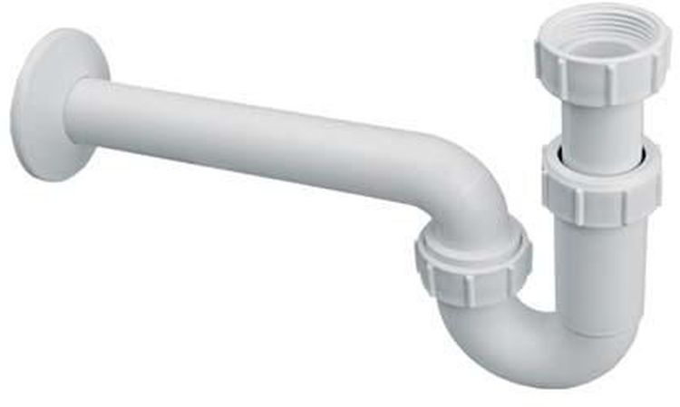 McAlpine syfon umywalkowy rurowy biały HC4PF-32