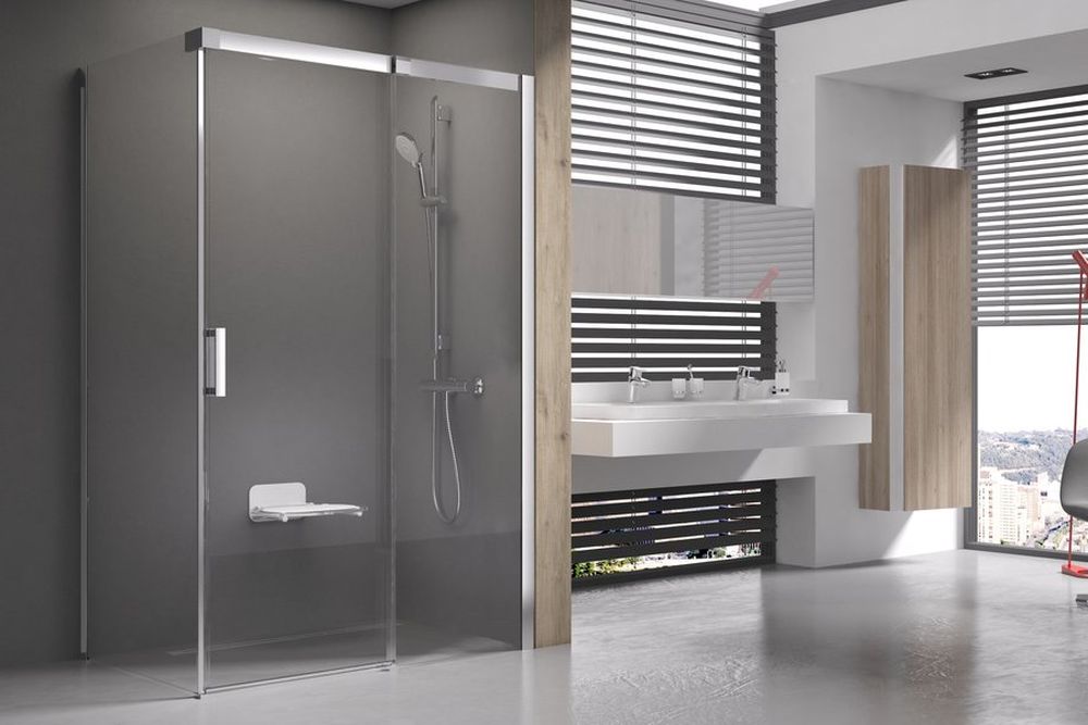 Ravak Matrix MSDPS-100/80 R kabina prysznicowa 100x80 cm prostokątna prawa satyna/szkło przezroczyste 0WPA4U00Z1
