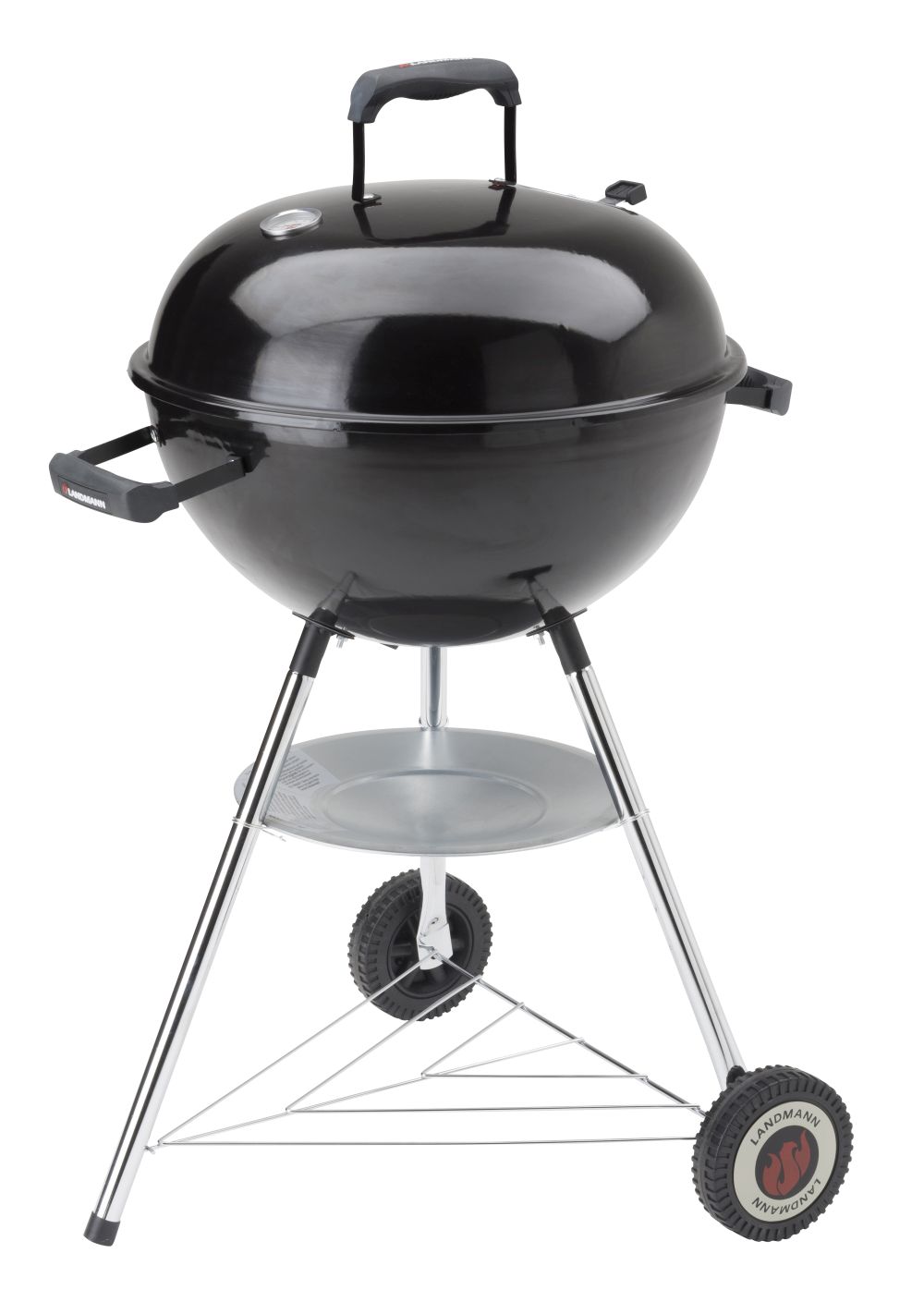 Landmann Black Pearl Basic grill węglowy wózek kulisty czarny 31349 - Wysyłka w 24h